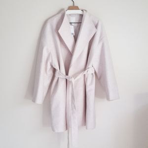H&M Oversized Belted Wrap Dress Coat
